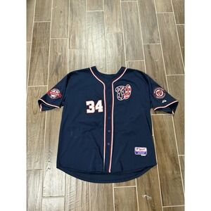 Washington Nationals Bryce Harper #34 Jersey 10 Years Mens Size 56 Majestic
